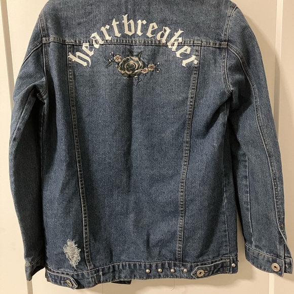 Eightytwo Brand Embroidered Denim Jacket - Picture 3 of 3